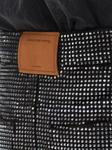 Alexander Wang мини-юбка с кристаллами, черный - фото 4