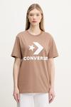 Футболка из хлопка Converse, коричневый - фото 4