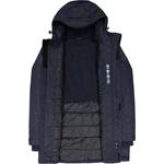 Куртка мужская парка с фиксированным капюшоном Cmp, черный - фото 4