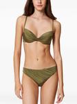 Верх бикини с рюшами TWINSET, зеленый - фото 2
