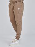 Брюки-карго SikSilk Tapered Cargo Pants, коричневый - фото 2