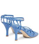Сандалии из кожи Valetta Christopher Esber, Lapis - фото 3