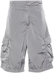 Шорты карго с вышивкой 4G Givenchy, серый - фото