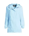 Женский дождевик Squall Packable Waterproof Lands' End, синий - фото 3