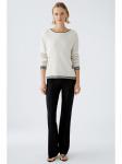 Пуловер Oui Pullover LEEZA, цвет white black - фото 2