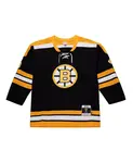 Мужская хоккейная джерси Boston Bruins Big Tall 1971/72 Blue Line 2.0 Bobby Orr черного цвета Mitchell & Ness - фото 2
