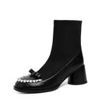 CAMEIDO Ботильоны женские 6 см, черные - фото