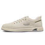 Мужские низкие скейтерские кеды Mulinsen, экрю - фото