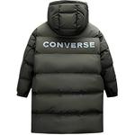 Куртка пуховая Ash Olive Green Kids' Converse, серый оливково-зеленый - фото 3