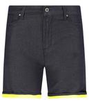 Шорты детские Emporio Armani джинсовые, синий/желтый - фото