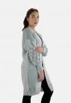 Кардиган Elara Cardigan, Grau/Light Grey - фото 4