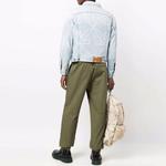 Куртка fw21 arrow printing denim jacket version blue Off-White, синий - фото 4