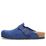 Тапочки boston suede embossed 'indigo blue' Birkenstock, синий - фото