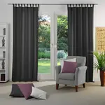 Штора NEUFAHRN с петлями, 1 шт. Wirth, черный - фото