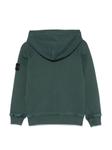Толстовка с капюшоном Stone Island Junior Compass-badge, зеленый - фото 2