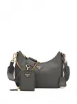 Сумка на плечо Re-Edition Prada, серый - фото
