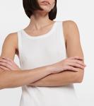 Платье миди из хлопка Yule The Row, белый - фото 4