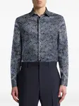 Рубашка с принтом пейсли ETRO, синий - фото 2