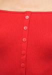 Топ Abercrombie & Fitch BUTTON, Red - фото 6