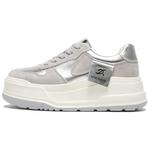 Женские низкие скейтерские кеды BASTO, цвет экрю - фото 4