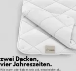 Одеяло 200x200 см, двухкомпонентное, всесезонное, дышащее Sämann - фото 2