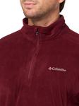 Columbia mens Klamath Range II Half Zip, Rich Wine - фото 3