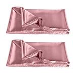 Моющиеся атласные наволочки NIGHT, набор из 2 предметов, бежевый - фото 3