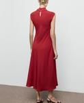 Женское платье без рукавов с высоким воротником MANGO, Red - фото 2