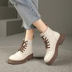 Ботинки Martin Boot женские Foxer, белый - фото 5