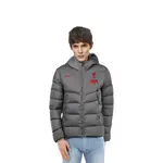 Пуховик мужской серый Nike, серый - фото 8