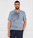 Рубашка rayer_m Regular fit Boss Orange, синий - фото