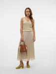 Макси юбка VERO MODA VMVips, Ecru - фото 4