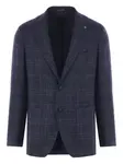 Пиджак в клетку TAGLIATORE, синий - фото