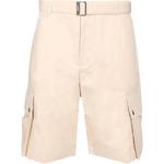 Шорты Belted Cargo Shorts Jacquemus, бежевый - фото