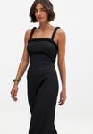 Платье NA-KD TWIST STRAP OPEN BACK, Black - фото 3
