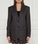 Куртка HUGO elegante Areota Regular Fit, серый - фото