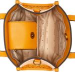 Женская мини-сумка GUESS Silvana 2 Comprtmnt., Yellow Logo - фото 4