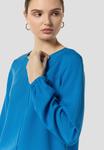 Блуза MIT CUT-OUT comma casual identity, синий - фото 4