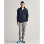 Толстовка Gant Shield half zip, синий - фото 4