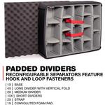 Жесткий кейс Nanuk 945 с разделителем (графит, 50,2 л) - фото 5