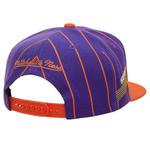 Кепка NBA PHOENIX SUNS TEAM PINSTRIPE SNAPBACK CAP Mitchell And Ness, цвет Lila - фото 2
