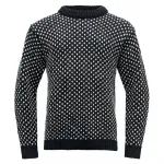 Свитер DEVOLD OF NORWAY Nordsjø Wool, черный - фото