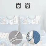 Пододеяльник HIP 155x220 + 1* 80x80 см - мандалы/морской Muller Textil - фото 5