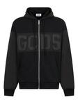 GCDS худи с логотипом, черный - фото