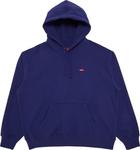 Толстовка Supreme Small Box Hooded 'Washed Navy', синий - фото