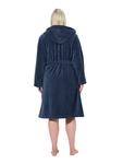 Халат Ulla Popken, темно-синий - фото 3