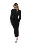 Свитер миди-платье Glenda в черном цвете ASTR - фото 3