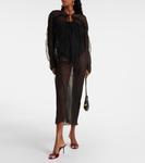 Лидия 70 лаковые мюли Paris Texas, Rouge Noir - фото 3