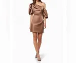 Мини-платье Marie бронзового цвета Elliatt - фото 2