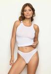 Трусы Yamamay Thong, White Plain/White - фото 2